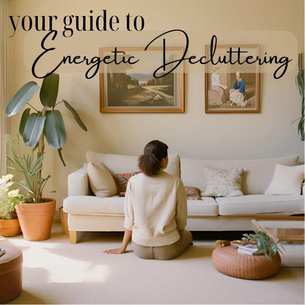 A women sitting relaxed in her neat and organized livingroom